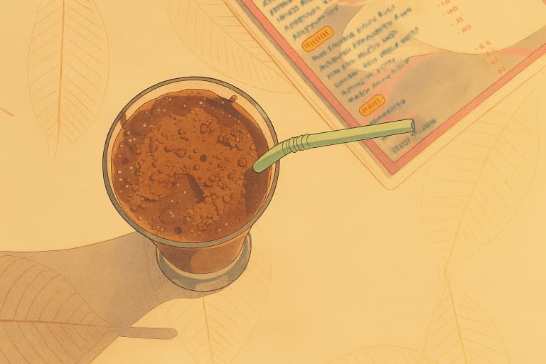 Delicious coffee and pastries served at Cafe Too